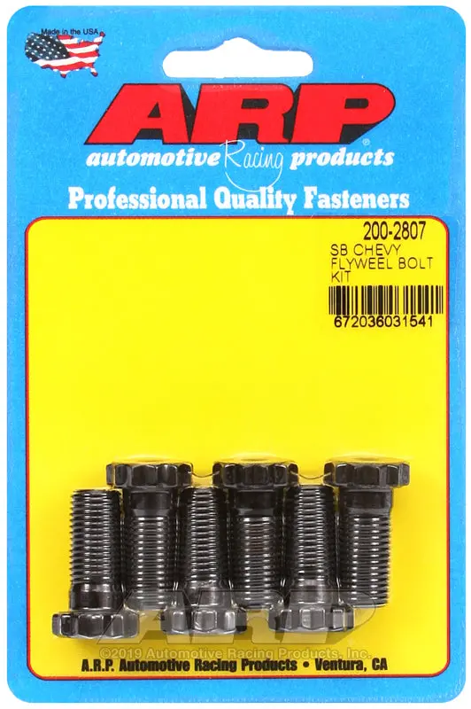 Arp 1987+ Chevrolet Small Block Rear Seal Flywheel Bolt Kit – (6 Pack) 1