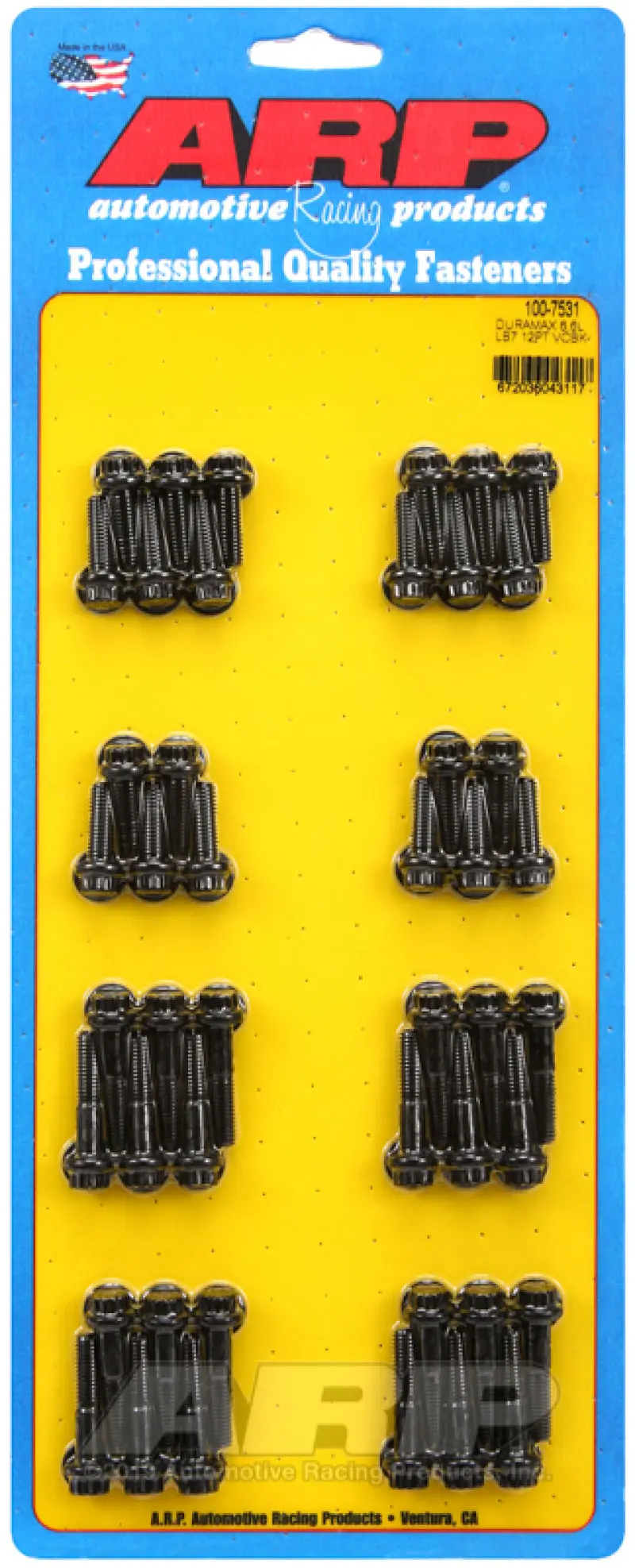Arp 6.6L Lb7 12Pt Valve Cover Bolt Kit For Chevy Duramax 1