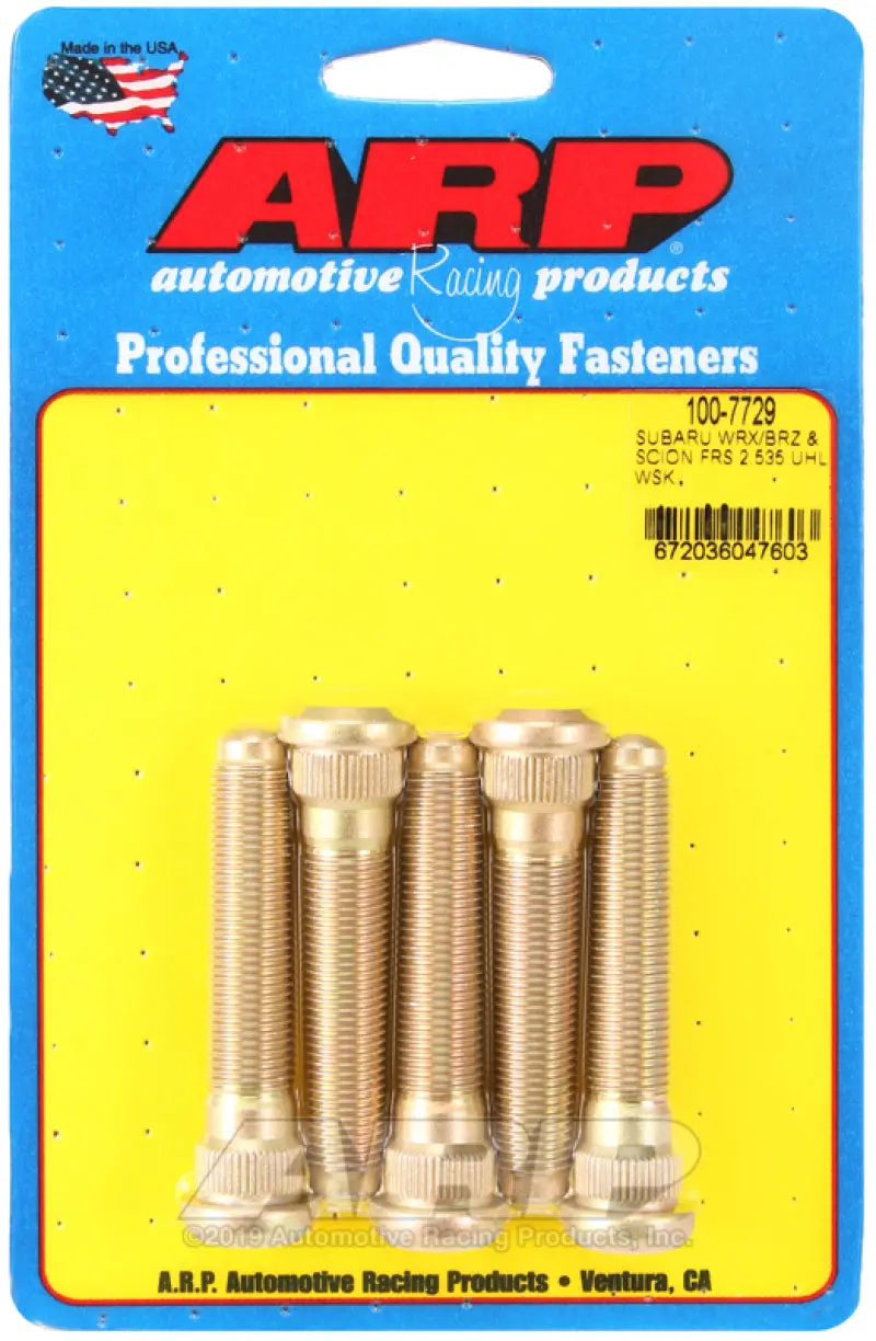 Arp Extended 5 Wheel Stud Kit For Subaru Wrx/Sti And Brz - 2015+ And 2013+ 2