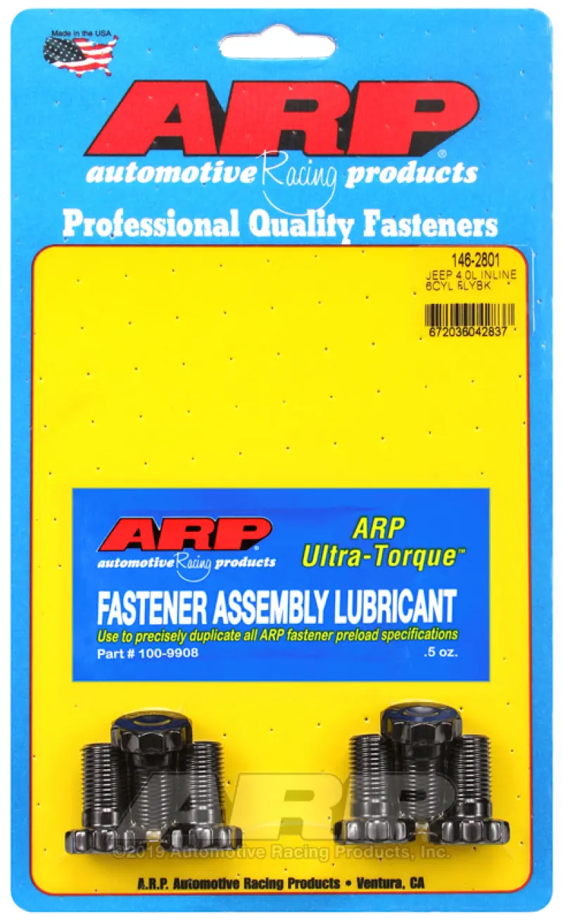Arp Flywheel Bolt Kit For Jeep 4.0L Inline 6 Engine 1