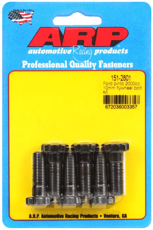 Arp Ford 2000Cc Pinto Flywheel Bolt Kit – M10 X 1.0 Thread Size 1