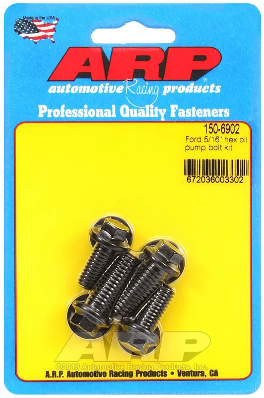 Arp Ford 5/16 Inch Hex Oil Pump Bolt Kit 2