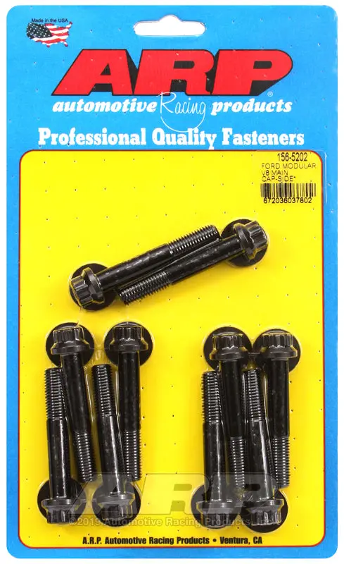 Arp Ford Modular V8 Main Cap-Side Bolt For Late Cast Iron Block (M9 Mbk) 1