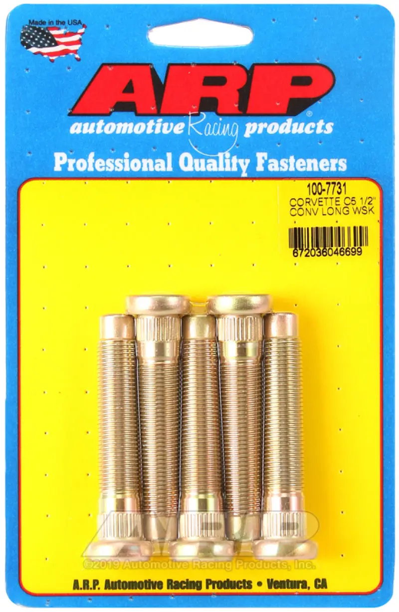 Arp Long Wheel Stud Kit For Chevrolet Corvette C5 1