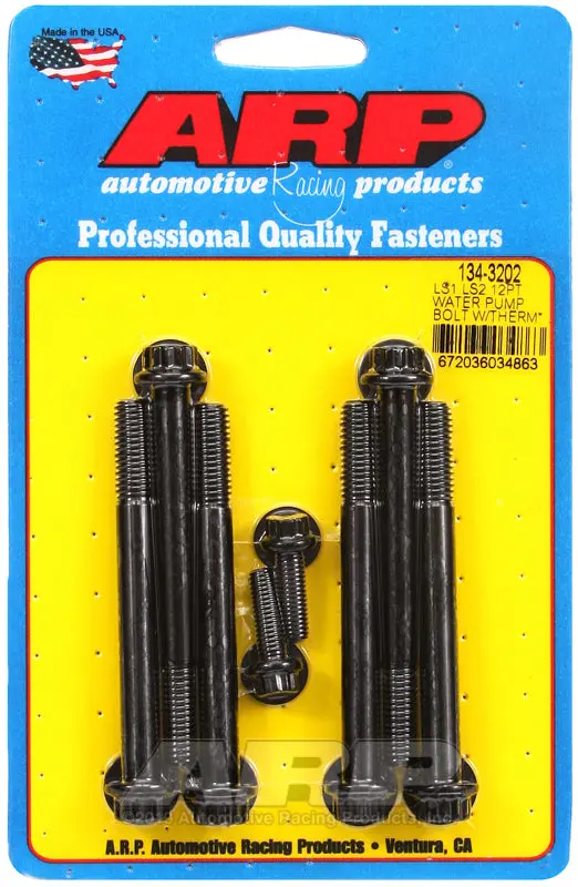 Arp Ls1 Ls2 12Pt Water Pump Bolts For Ls1 Ls2 – Thermostat Housing Bolts Kit 1