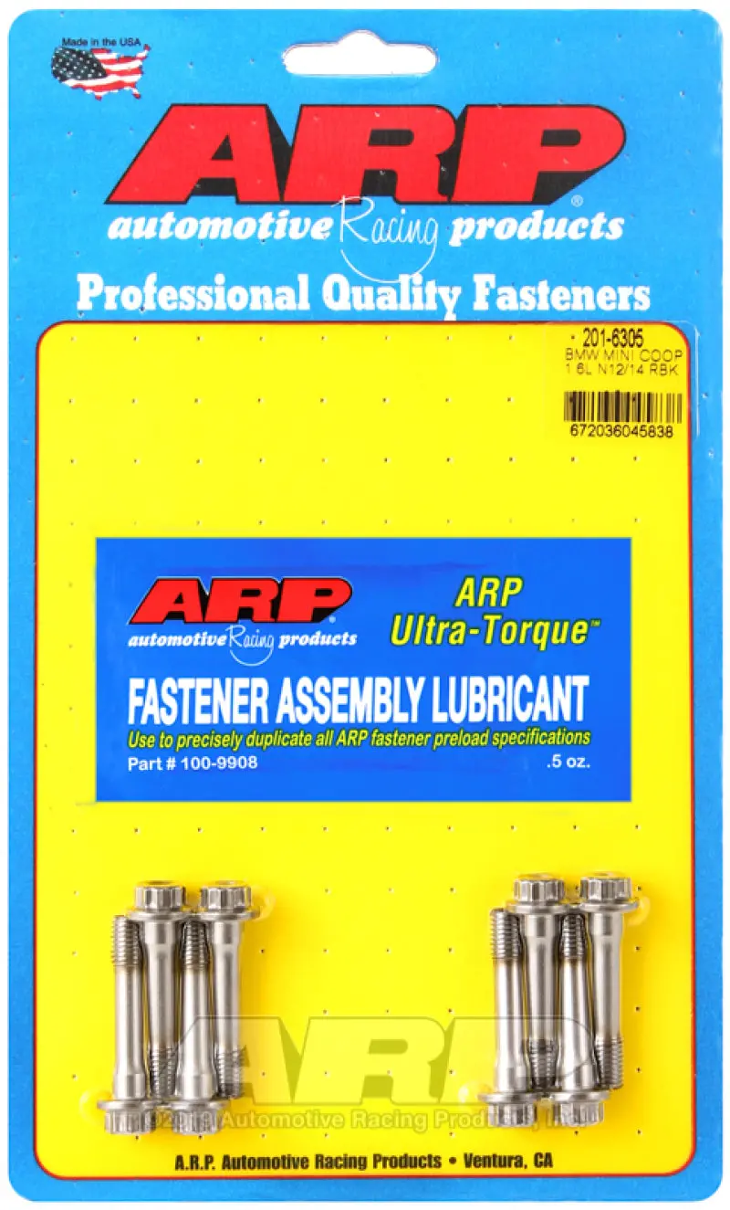 Arp Mini N12/N14 1.6L Rod Bolt Kit For Enhanced Engine Performance 1