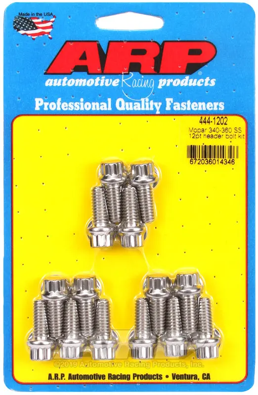 Arp Mopar 340–360 Ss 12Pt Header Bolt Kit 1