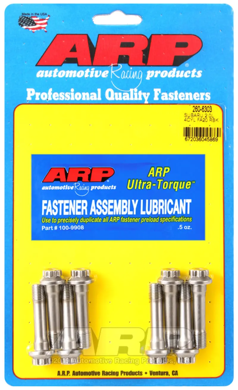 Arp Subaru Fa20 2.0L Rod Bolt Kit For Enhanced Performance 1