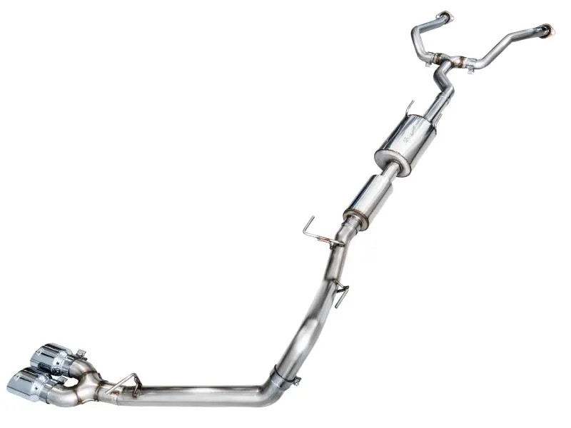 Awe 0Fg Exhaust With Dual Chrome Silver Tips For 2022-2024 Toyota Tundra 1794 Edition Capstone Limited Platinum Sr Sr5 Trd Pro 1