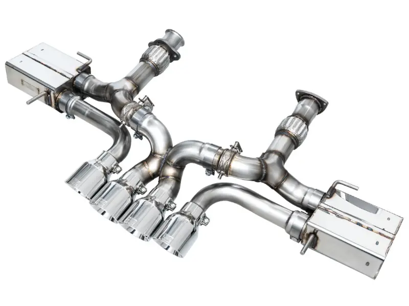 Awe 23-25 Chevrolet C8 Corvette Z06 5.5L Switchpath Exhaust - Chrome Silver Tips 1