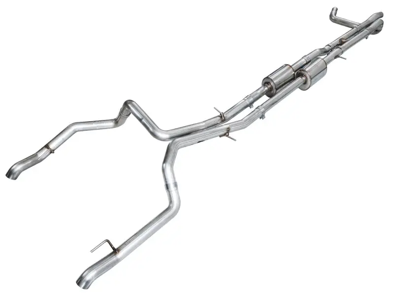 Awe 4Th Gen Gm 1500 6.2L Cat-Back Exhaust Rear Split Exit Bumper Cutouts Oe Tips 1