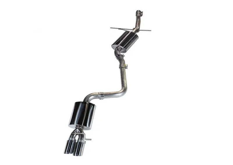 Awe Tuning B8 A4 Touring Edition Exhaust - Polished Silver Tips For Audi 1