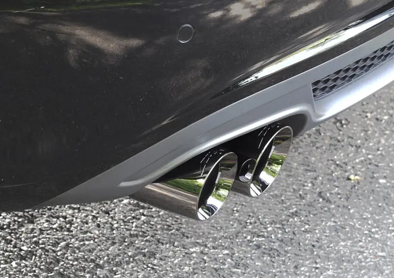 Awe Tuning B8 A4 Touring Edition Exhaust - Polished Silver Tips For Audi 2