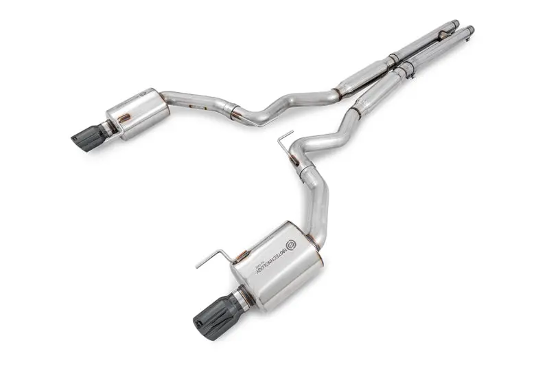 Awe Tuning Cat-Back Exhaust Touring Edition Diamond Black Tips For 2015-2017 Ford Mustang Gt 1