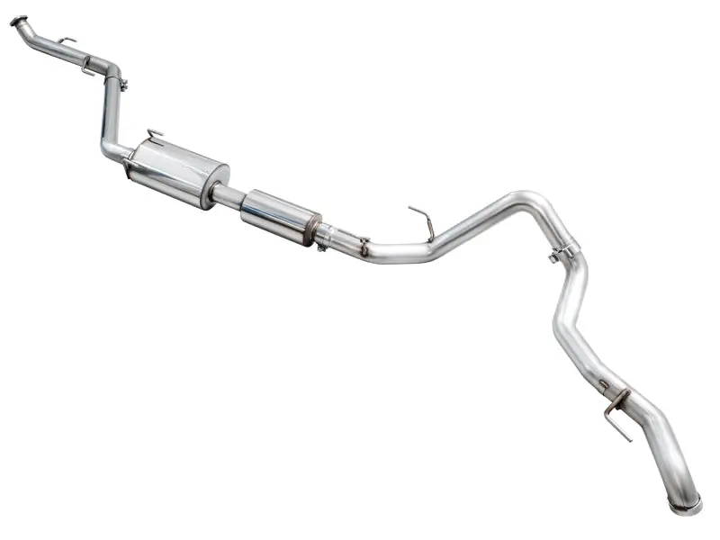 Awe Tuning Exhaust With Bashguard For 4Th Gen Toyota Tacoma Limited/Sr/Sr5/Trailhunter/Trd Off-Road/Prerunner/Pro/Sport 2024 1