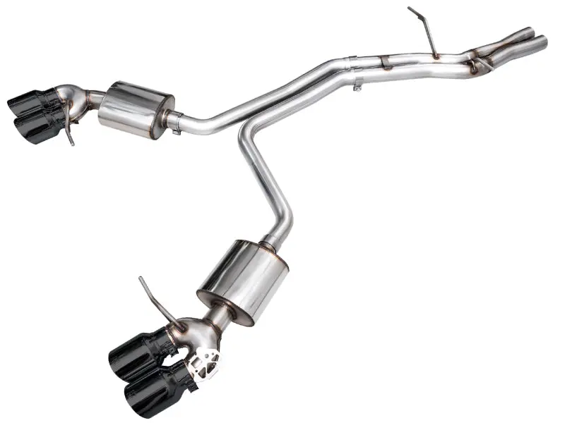Awe Tuning Touring Edition Catback Exhaust For 2022–Present Porsche Macan 2.9Tt With Diamond Black Tips 1