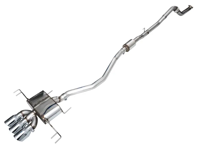Awe Tuning Touring Edition Exhaust With Triple Chrome Silver Tips For 2023 Honda Civic Type R Fl5 1