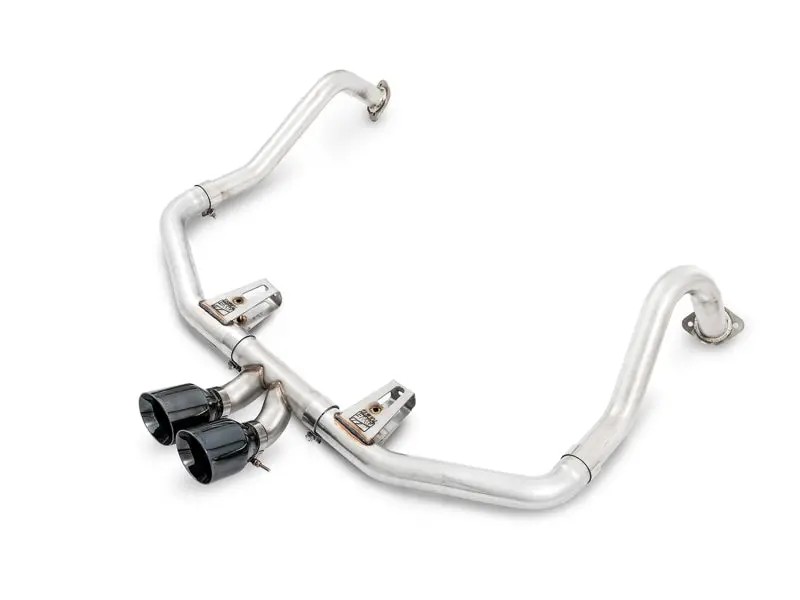 Awe Tuning Track Edition Exhaust For 2017–2025 Porsche 718 Boxster And Cayman – Diamond Black Tips 1