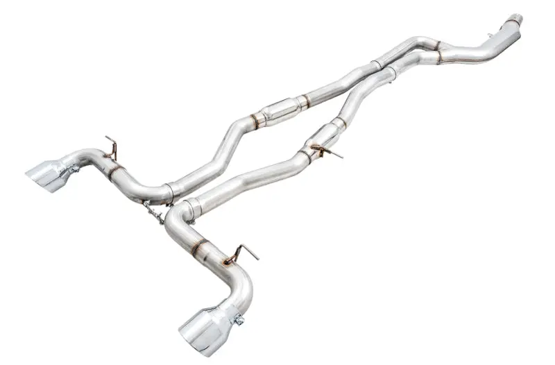 Awe Tuning Track Edition Exhaust With 5In Chrome Silver Tips - Toyota Supra A90 2020 1