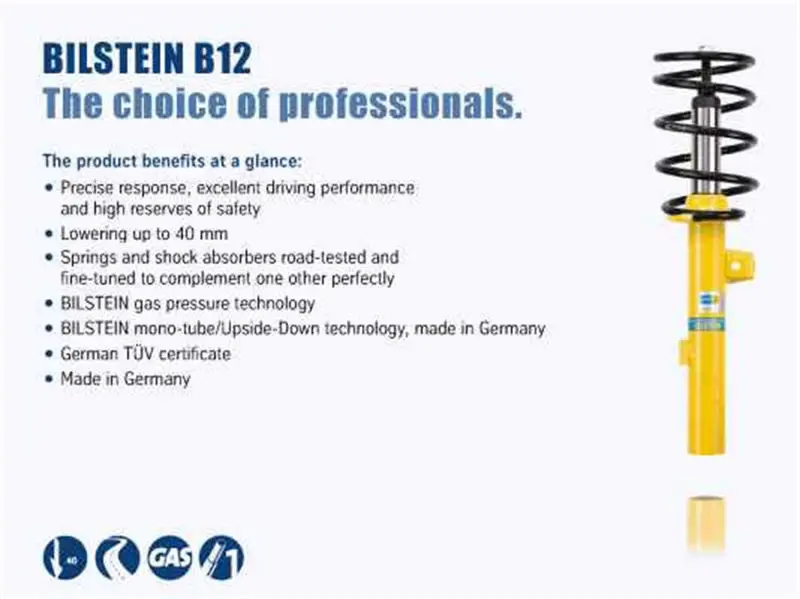 Bilstein Rear Suspension Kit For 1.75In Lift - B12 (Special) - 13-18 Toyota Land Cruiser 2