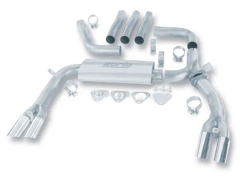 Borla 1984–1992 Chevrolet Camaro And Pontiac Trans Am 5.0L/5.7L V8 3 In. Adj Ss Cat-Back Exhaust With Adapters 2