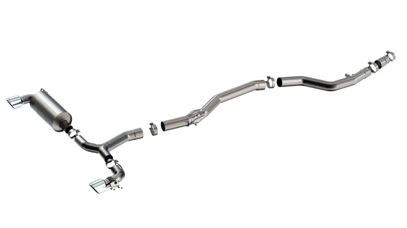 Borla 20-25 Toyota Gr Supra Atak Cat-Back Exhaust System With Chrome Tips 1