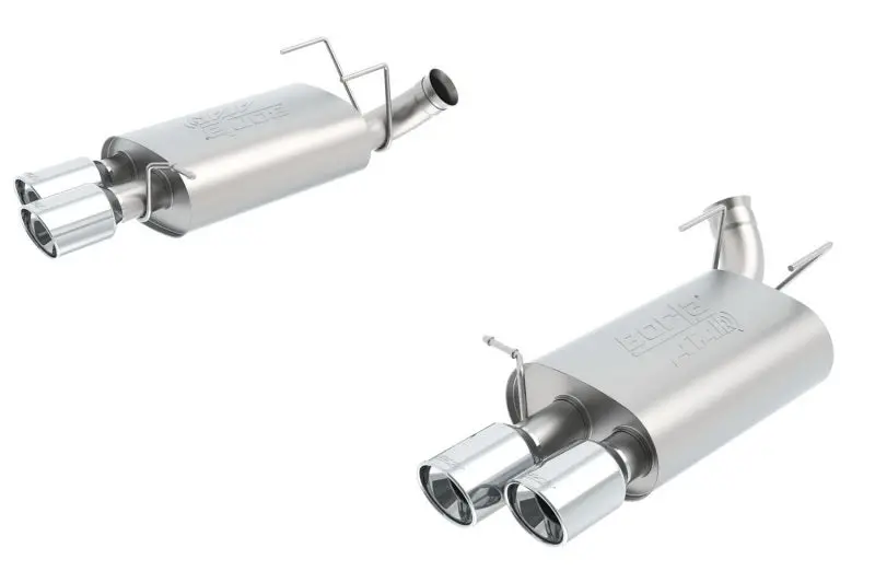 Borla 2013–2014 Mustang Shelby Gt500 Gt 5.8L V8 Rwd Dual Split Rear Exit Atak Exhaust Rear Section Only 1