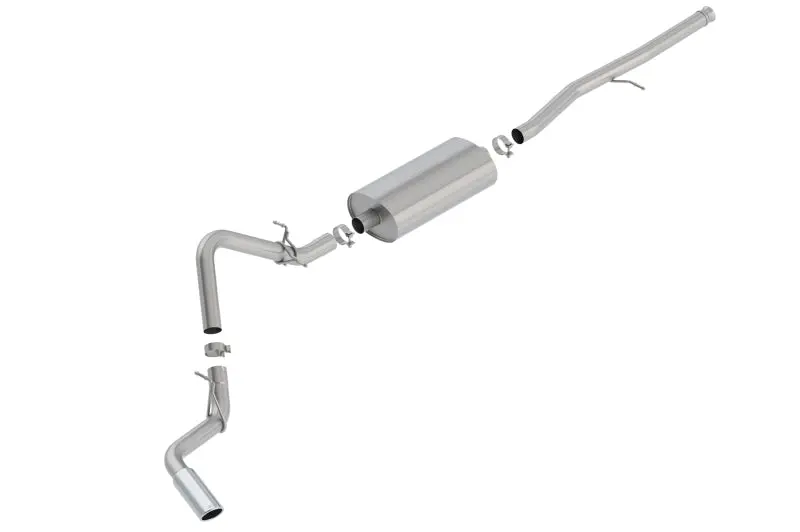 Borla 2019 Silverado/Sierra Cat-Back Exhaust Touring 1500 5.3L V8 At 2Wd And 4Wd Ec Stb(78.8) Cc Sb(69.3) 147.4 Wb 1