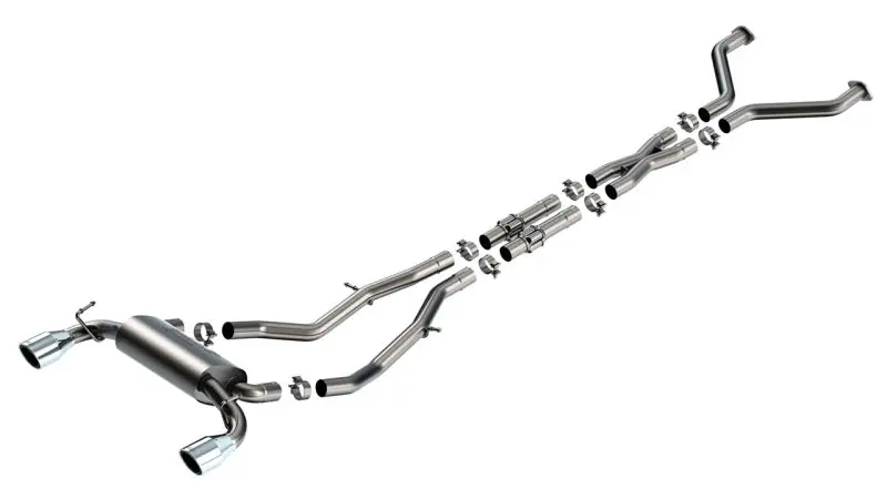 Borla 2023–2024 Nissan Z 2.5 In. S-Type Cat-Back Exhaust With 4.5 In. Stainless Steel Tips 1