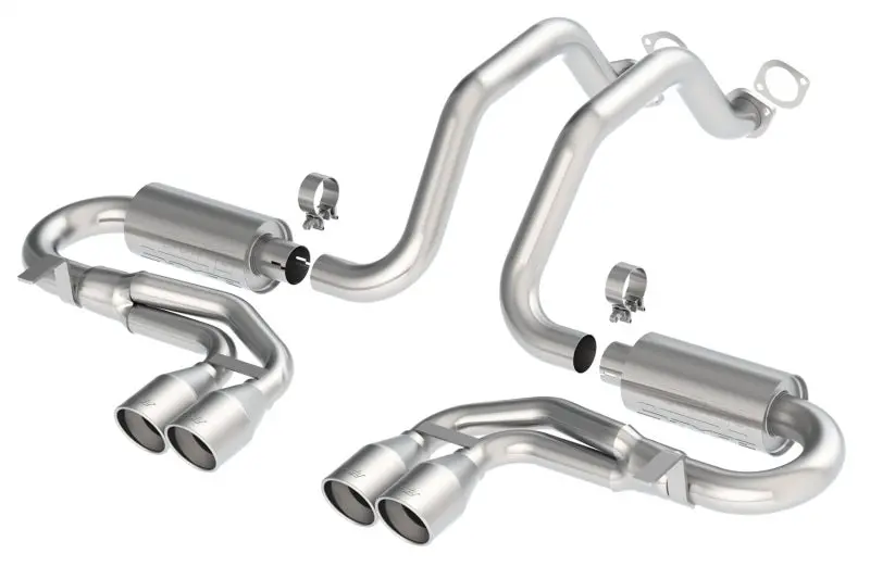 Borla Aggressive Catback Exhaust For Corvette Z06 (2001-2004) 1