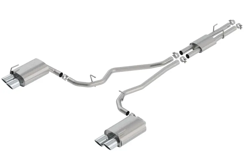 Borla Atak 2.25 Inch Cat-Back Exhaust With Chrome Tips For 2020 Ford Explorer St 3.0L V6 Ecoboost 1