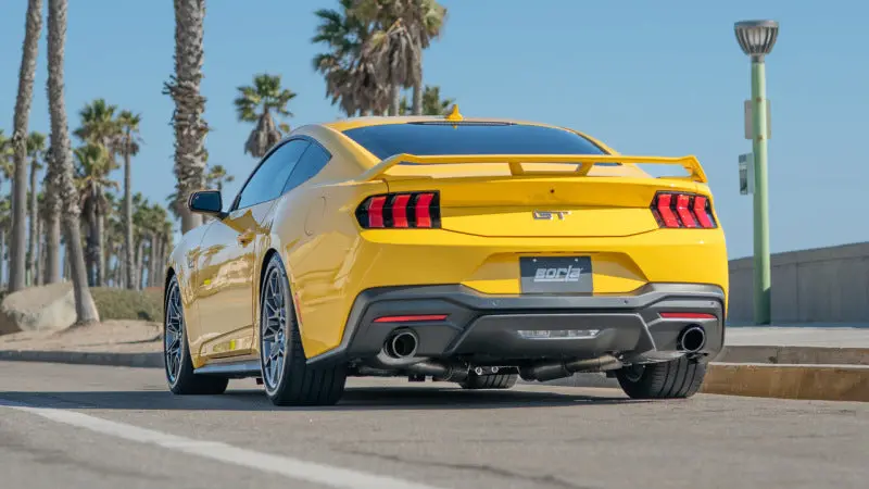 Borla Cat-Back Exhaust System Atak Black Chrome 2024 Ford Mustang Gt 5.0L V8 W/O Active Exhaust 2