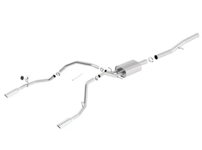 Borla Cat-Back Exhaust System For 14 Silv/Sierra 1500 Ec Std/Cc Short - Atak Split Rear Exit 2
