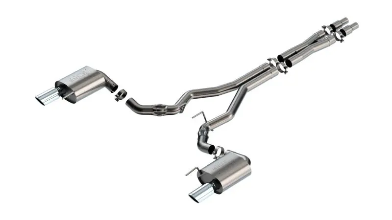 Borla Cat-Back Exhaust System For 2024 Ford Mustang Gt 5.0L V8 W/O Active Exhaust 1