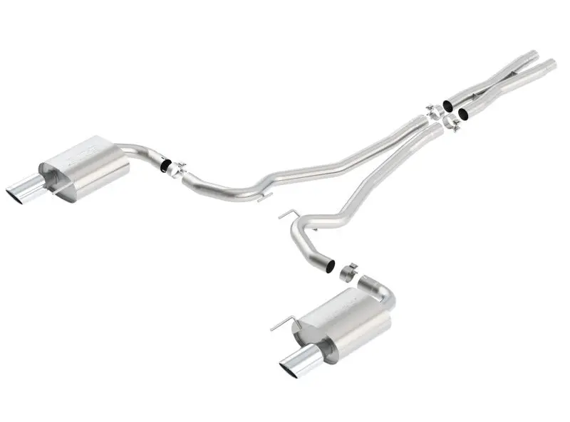 Borla Cat-Back Exhaust System With X-Pipe For Ford Mustang Gt 5.0L V8 - 15-17 2