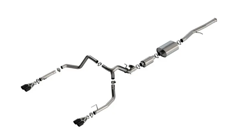 Borla Catback Exhaust Stype Blackchrome 2024 Silverado 6.2L 1