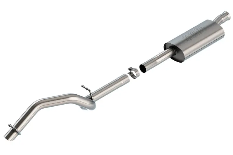 Borla Climber Turn Down Exit 2.75 Inch Cat-Back Exhaust System For 18-20 Jeep Wrangler Jlu 2.0L I4 Except 4Xe 1