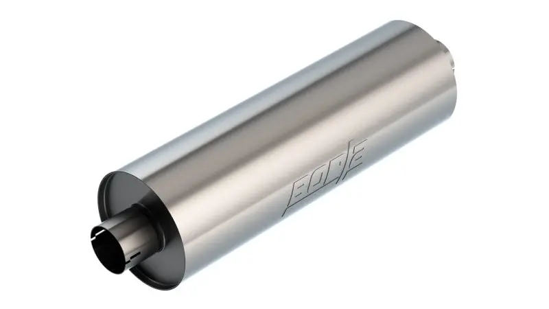 Borla Specialty Muffler 3In Center In/Out 7.75In Dia. 24In Body 29In Oal - Touring - Notched 1