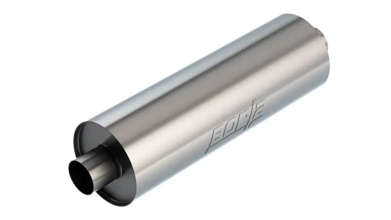 Borla Specialty Muffler 3In Center In/Out 7.75In Dia 24In Body 29In Oal Touring Un-Notched 1