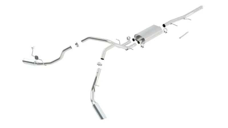 Borla Ss Catback Exhaust For 09-11 Chevrolet Sierra 1500 Wt/Slt/Slei/Xfe / Silverado 1500 Wt/Lt/Ltz/Ls 1