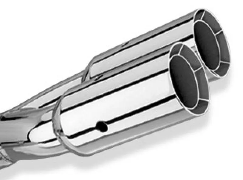 Borla Universal Polished Tip Dual Round Intercooled Inlet 2 1/2In Outlet 3In No Returns 1