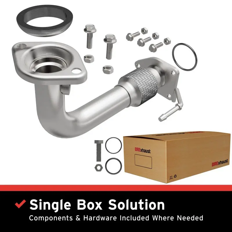 Bre Exhaust 2.4L Direct-Fit Front Pipe Kit Replacement For 2003–2007 Honda Accord 1