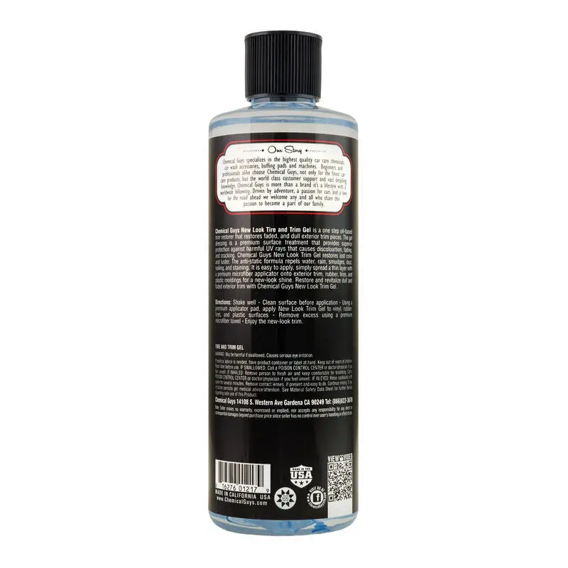 Chemical Guys Tire & Trim Gel 16Oz For Plastic & Rubber 1