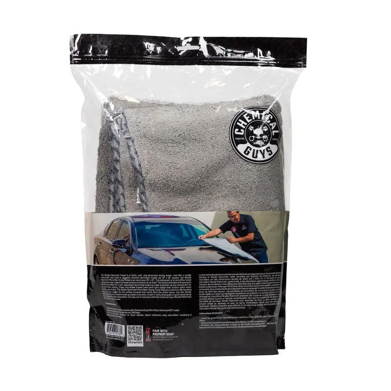 Chemical Guys Woolly Mammoth Microfiber Dryer Towel 36In X 25In 1