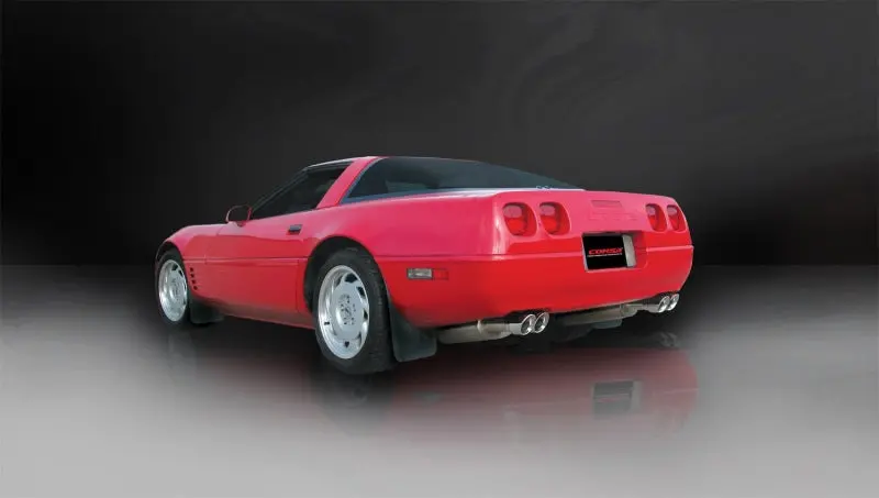 Corsa 1986–1991 Chevrolet Corvette C4 5.7L V8 L98 Polished Sport Cat-Back Exhaust 2