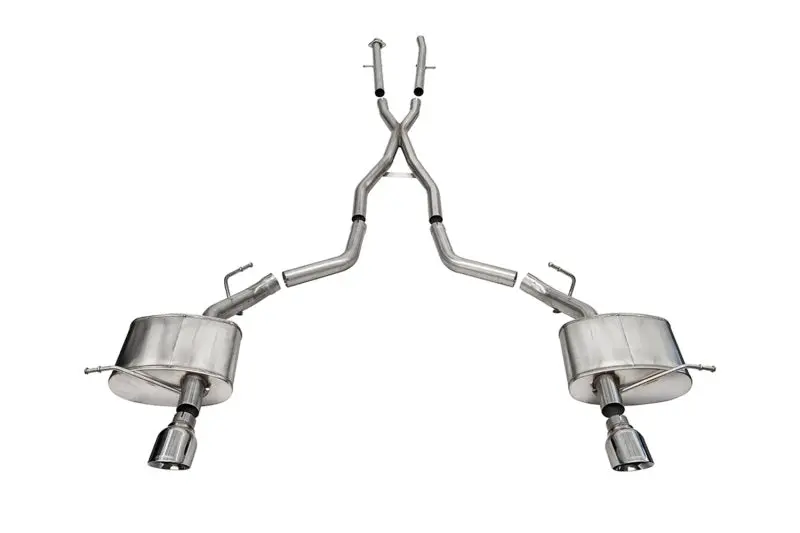 Corsa 2011-2025 Dodge Durango Xtreme 2.5In Cat-Back Dual Exit With 4.5In Tips 1