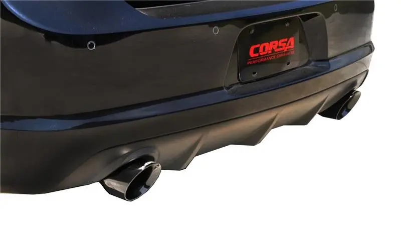 Corsa 2012-2014 Dodge Charger Srt-8 6.4L V8 Black Xtreme Cat-Back Exhaust 2