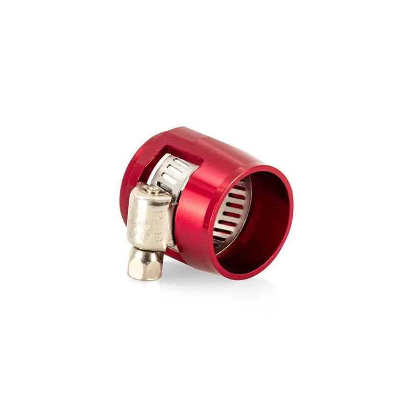 Corsa Performance Aluminum 10An Hex Hose Finishers Red 2