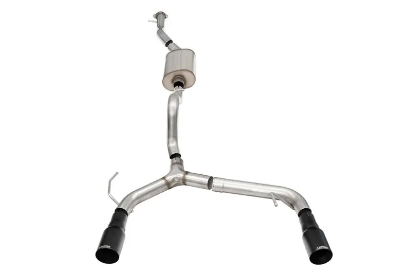 Corsa Performance Cat-Back Exhaust 2.75In Dual Rear 4In Black Tips For 21-25 Ford Bronco 2.3L 4-Door 1