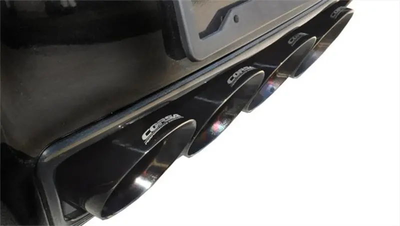 Corsa Performance Dual Rear Exit Black Sport Exhaust For 2014-2019 Corvette C7 Coupe 6.2L V8 At/Mt 2